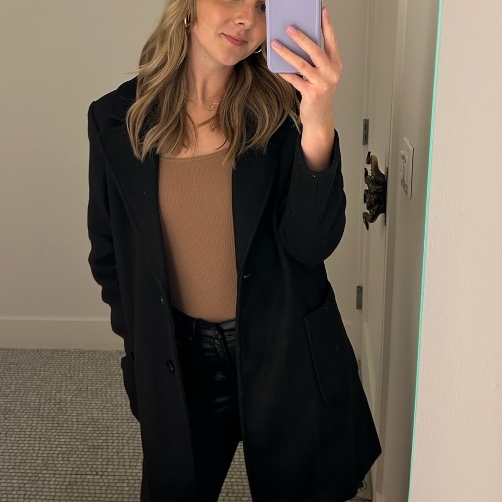 Old Navy Black Peacoat